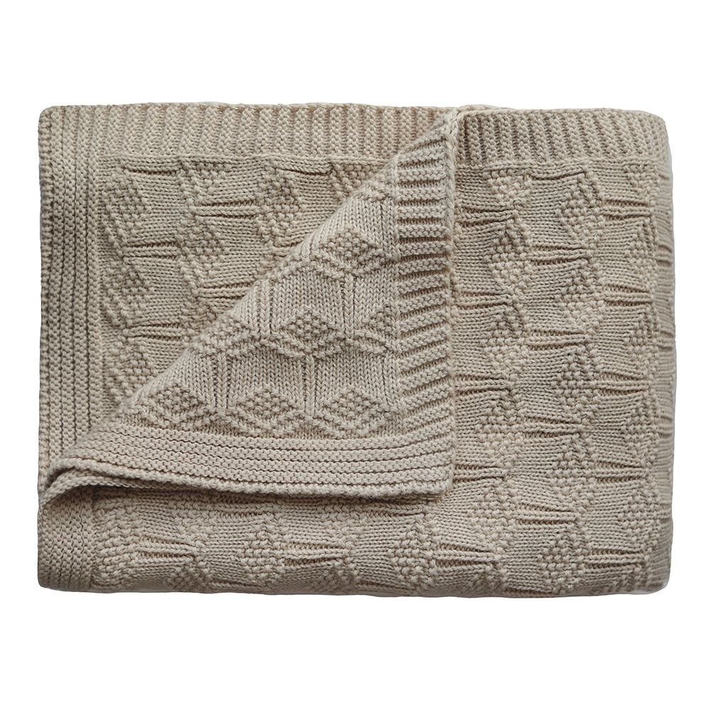 MUSHIE KNITTED BABY BLANKET