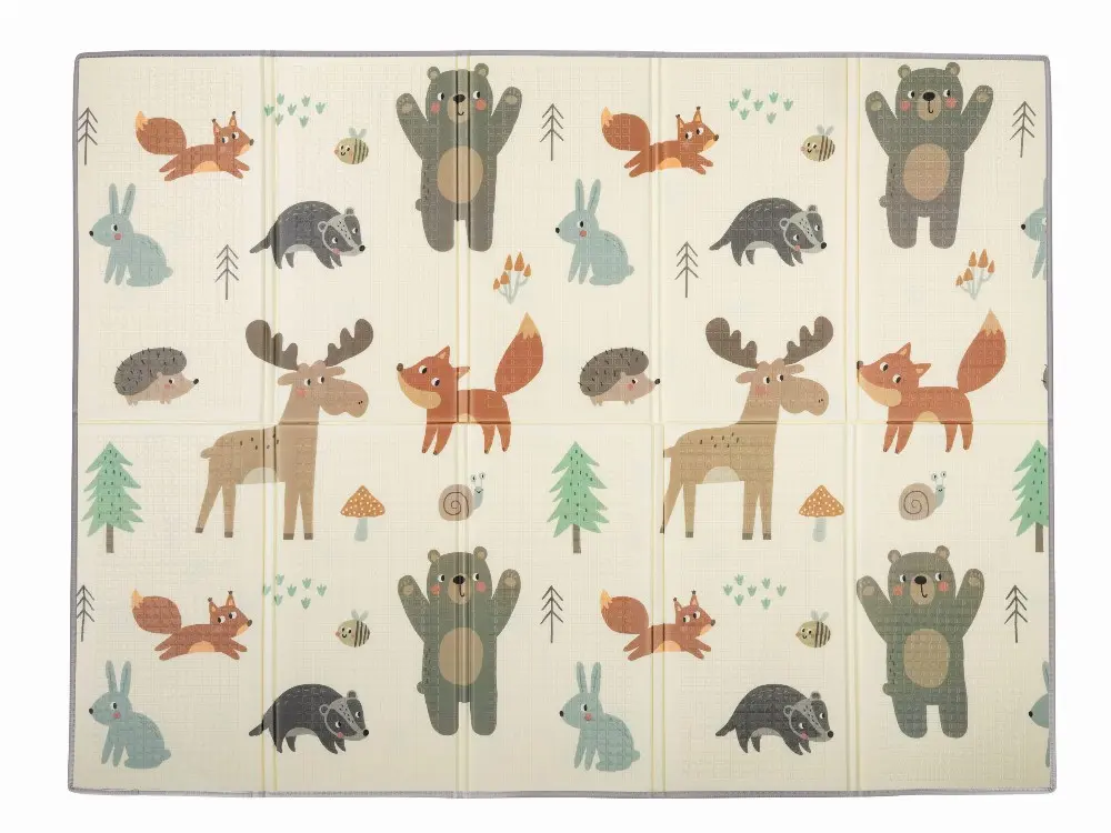 FreeON FOLDING PLAY MAT WITH EDGE MAGIC FRIENDS