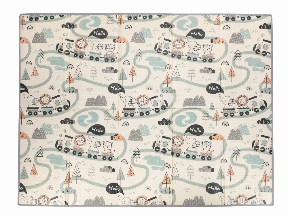 FreeON FOLDING PLAY MAT WITH EDGE