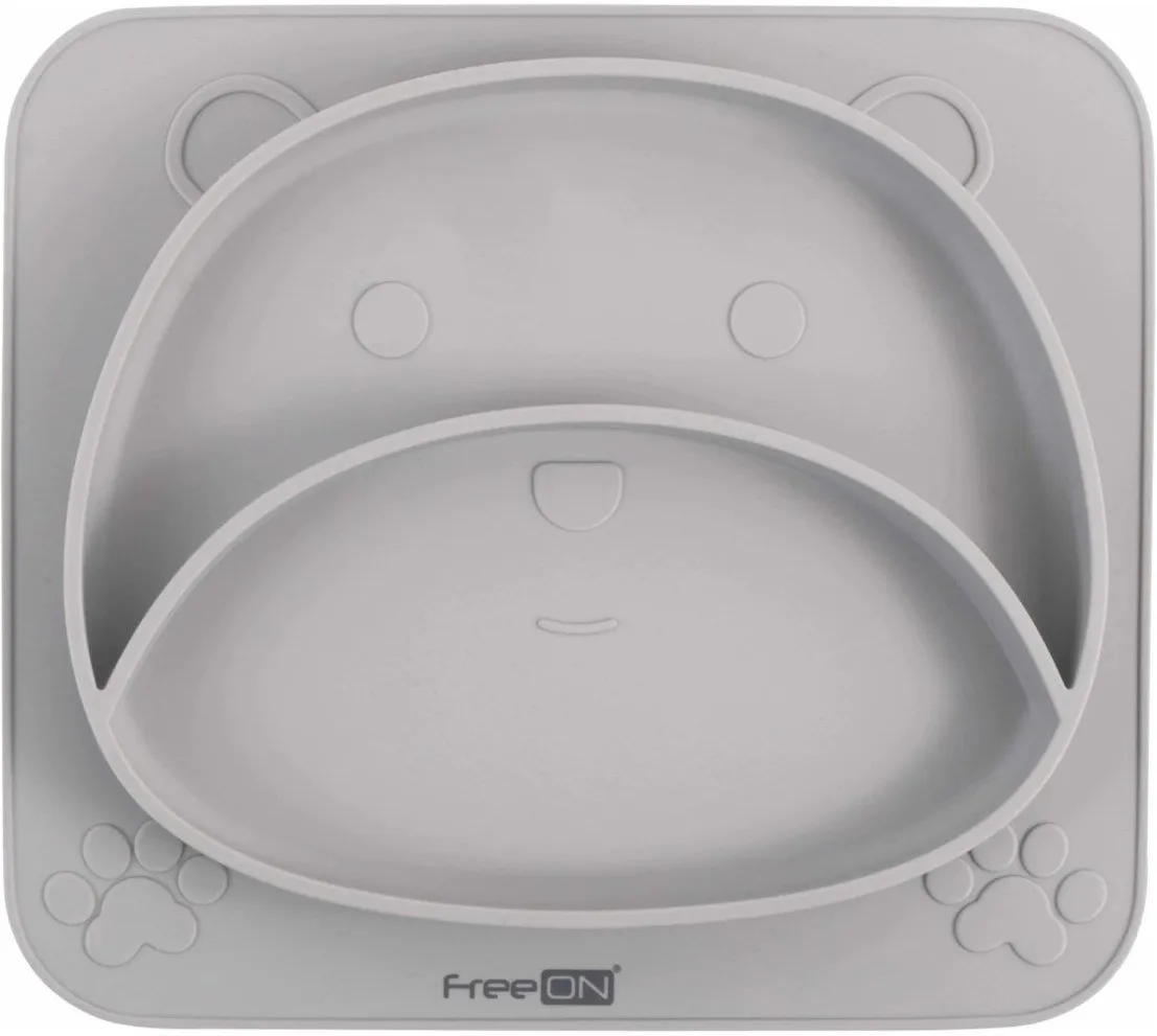 FreeON PLATE SILICONE BEAR