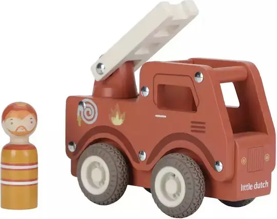 LITTLE DUTCH WOODEN FIRE TRUCK