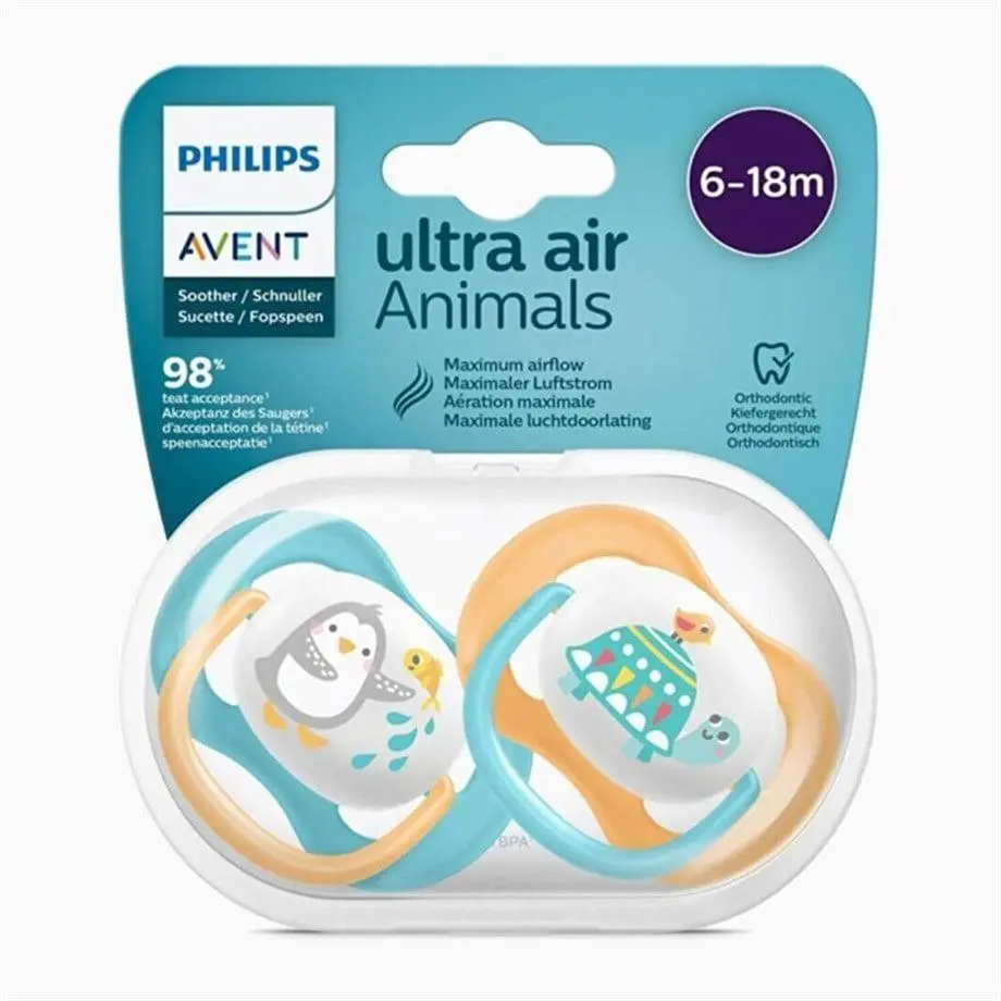 AVENT ULTRA AIR SOOTHER 6-18m X2