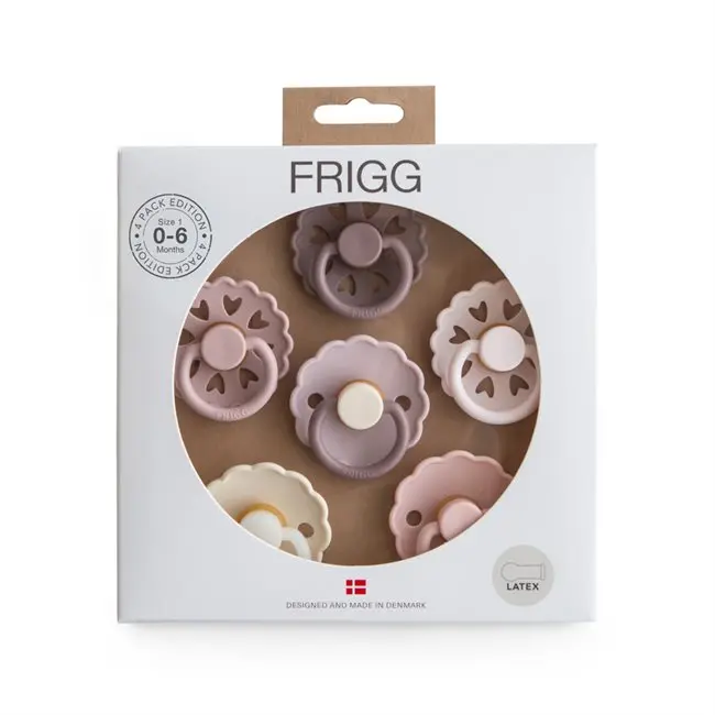 FRIGG PACK PACIFIER - ROUND LATEX X6 Size 1