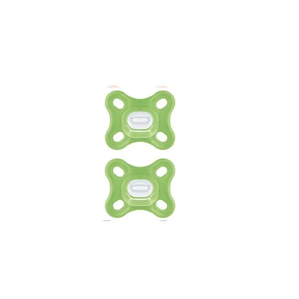 MAM COMFORT SILICONE SOOTHER X2 0+