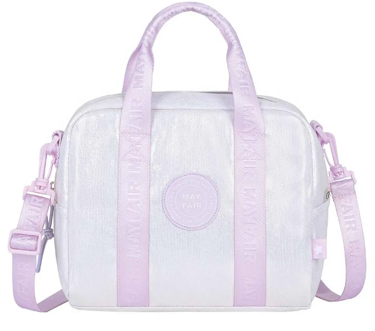 MAYFAIR LUNCH BAG GLOW UP SILVER