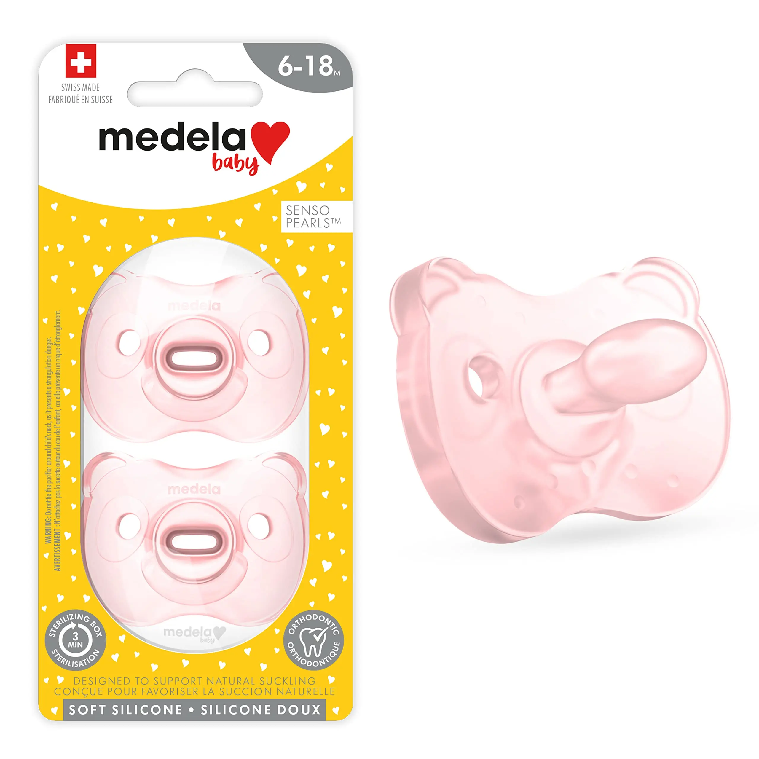 MEDELA BABY SOFT SILICONE PACIFIER 6-18m