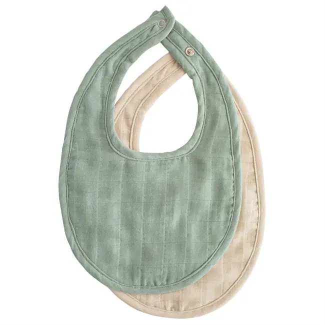 MUSHIE MUSLIN BIB 2PCS