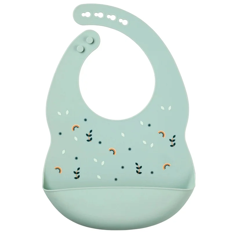 NATTOU SILICONE BIB WITH PRINT