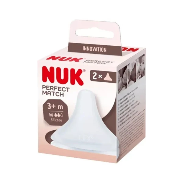 NUK PM TEAT SILICONE  X2