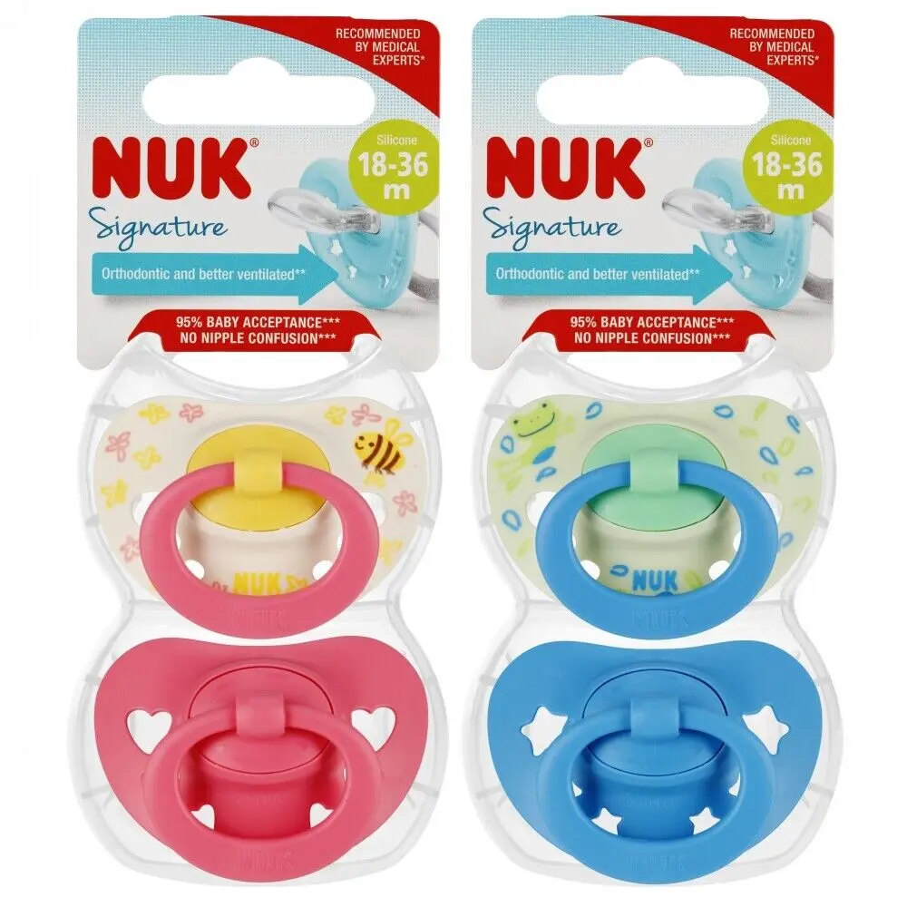 NUK SIL SOOTHER S3 (SIGNATURE) 2/BOX