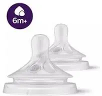 PHILIPS AVENT NATURNAL RESPONSE TEATS 6M+ X2