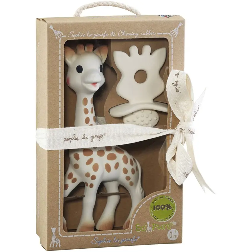 SOPHIE THE GIRAFFE+NATURAL SOOTHER SO'PURE