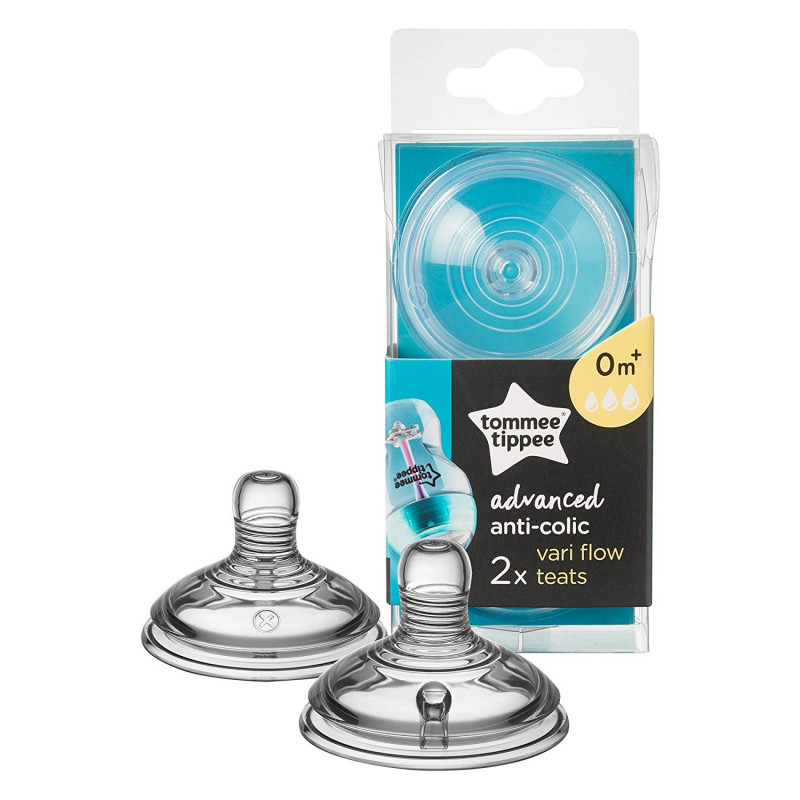 Tommee Tippee NS VARI FLOW TEATS X2