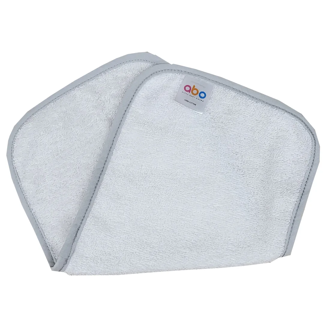 ABO HANDLES TOWEL WHITE-GREY