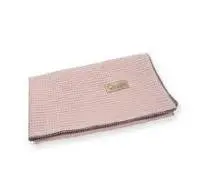 ALBERO MIO WAFFLE SUMMER BLANKET DIRTY PINK