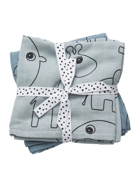 DONE BY DEER SWADDLE DREAMY DOTS SMALL LALEE POWDER X2 70X70