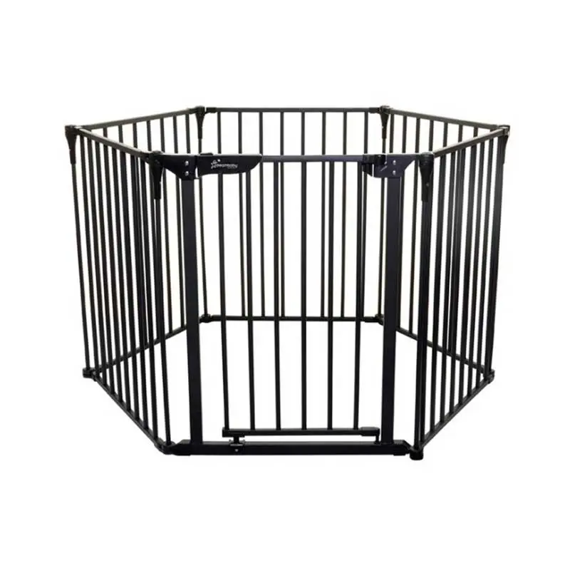 DREAMBABY ROYALE CONVERTA 3 IN 1 PLAYPEN FIREQUARD AND ROOM DIVIDER - BLACK