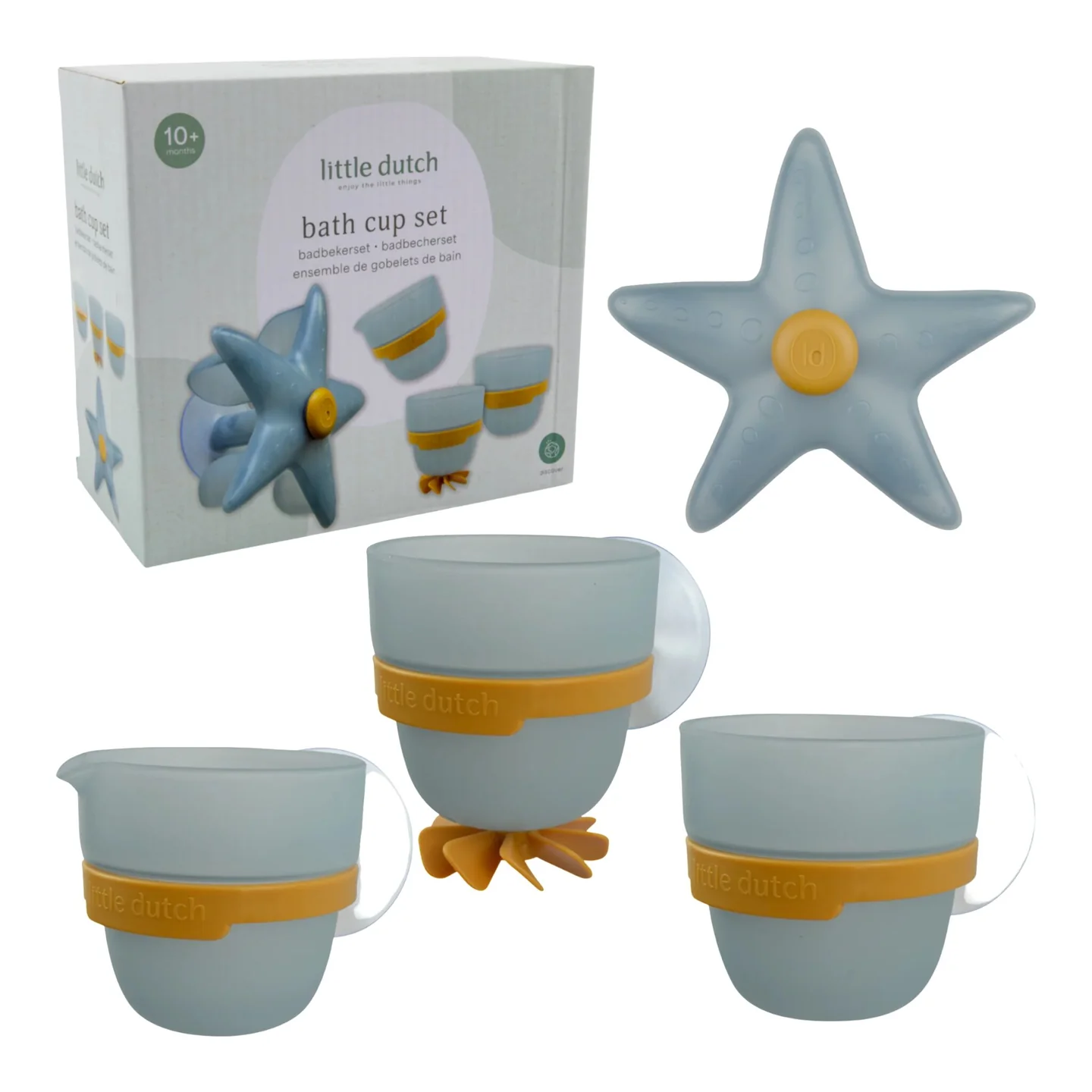 LITTLE DUTCH BATH PLAY CUPS