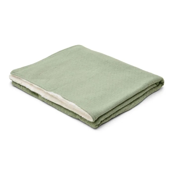 LITTLE DUTCH KNITTED BLANKET WITH FLEECE LINING 110x140CM