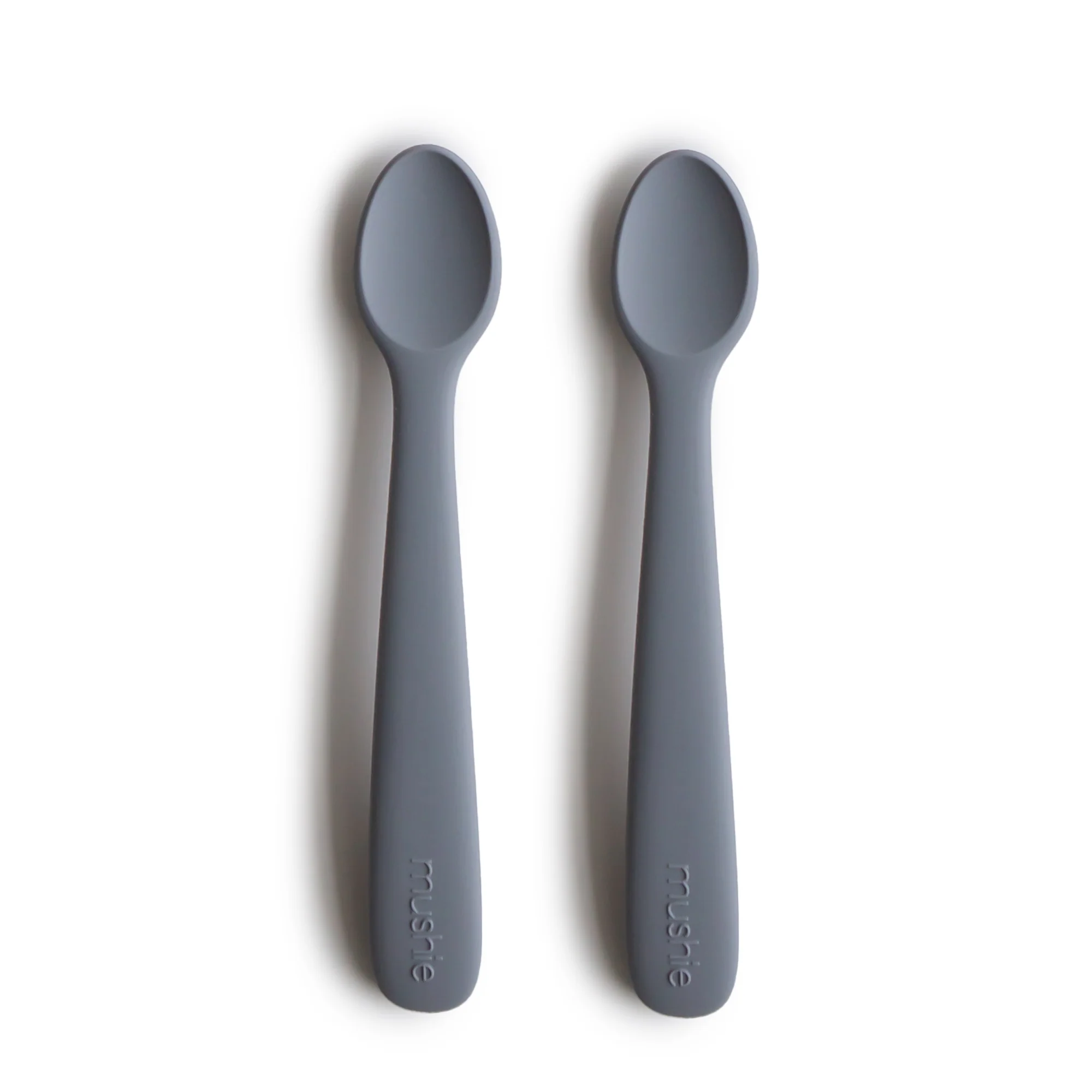 MUSHIE SILICONE FEEDING SPOONS 2 PACK
