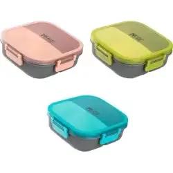 MUST LUNCH BOX PP 1100ML WITH SPOON 19X19X6, 3CM