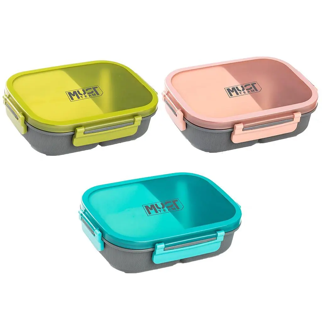 MUST LUNCH BOX PP 1100ML WITH SPOON 21.7X16.5X6,2