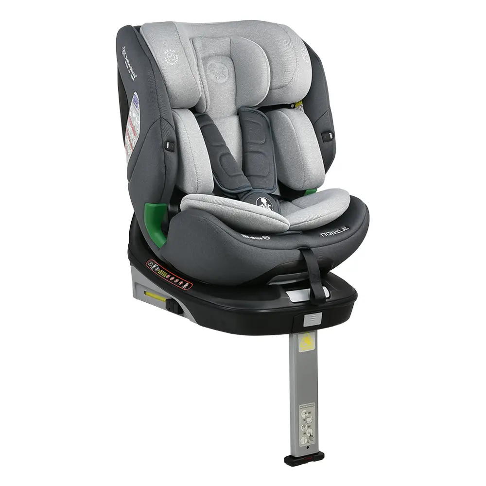 BEBE STARS CAR SEAT NOBILE I-SIZE 360° 40-150cm GREY ICE