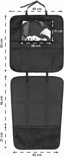 BEBE STARS CAR SEAT PROTECTOR KICK MAT-WITH IPAD