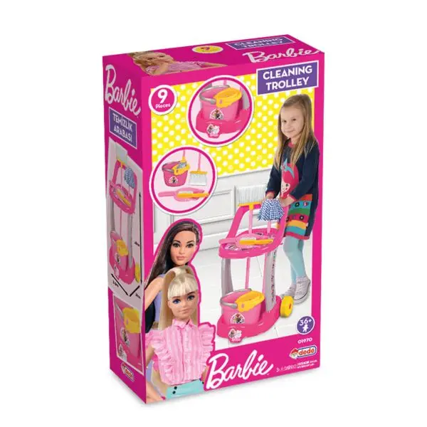 BARBIE CLEANING TROLLEY