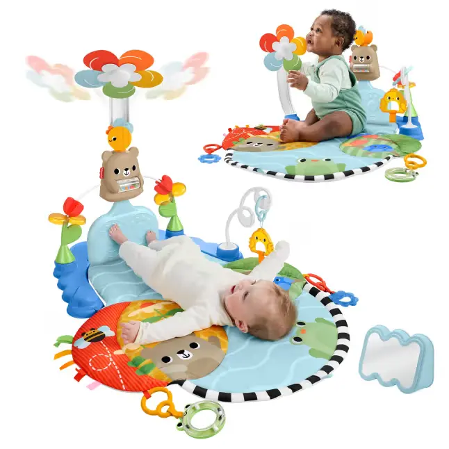 FISHER PRICE GYMNASTHRIO 3 SE 1 ME PERISTREFOMENO LOYLOYDI