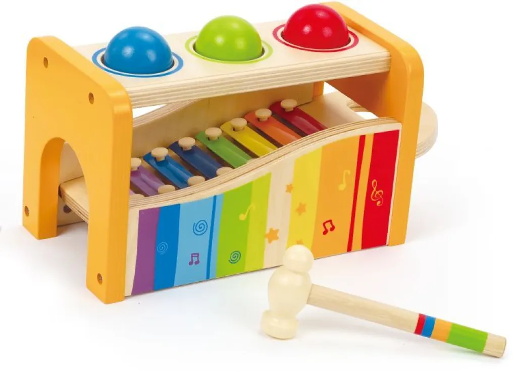 HAPE EARLY MELODY POUND AND TAP BENCH