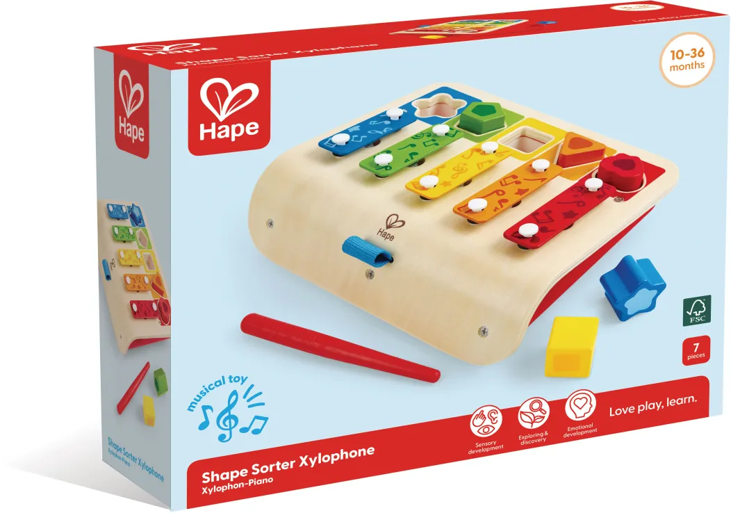 HAPE SHAPE SORTER XYLOPHONE
