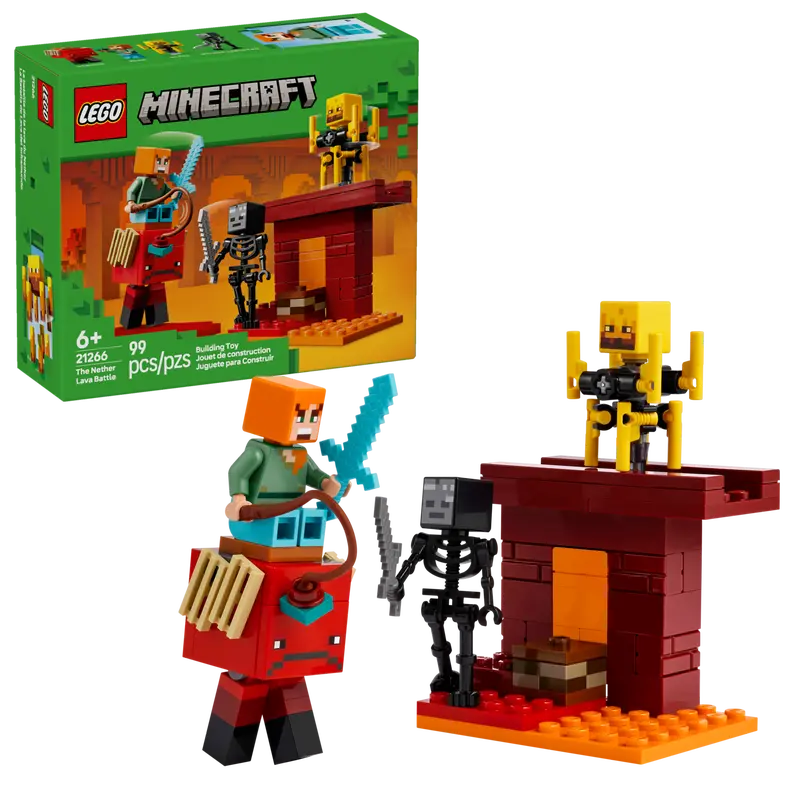 LEGO 21266 The Nether Lava Battle