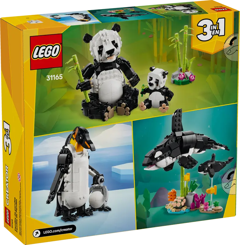 LEGO 31165 Wild Panda Family