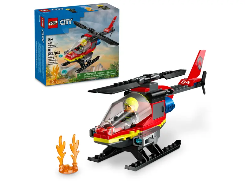 LEGO 60411 Fire Rescue Helicopter