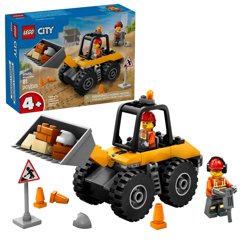 LEGO 60450 Yellow Construction Wheel Loader