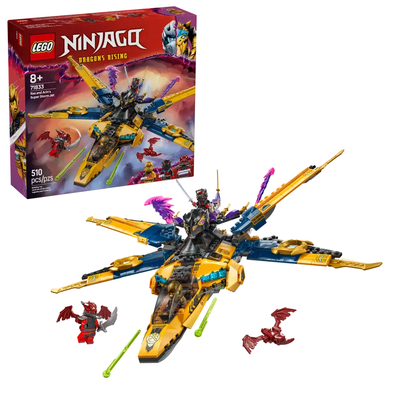 LEGO 71833 Ras And Arin's Super Strom Jet