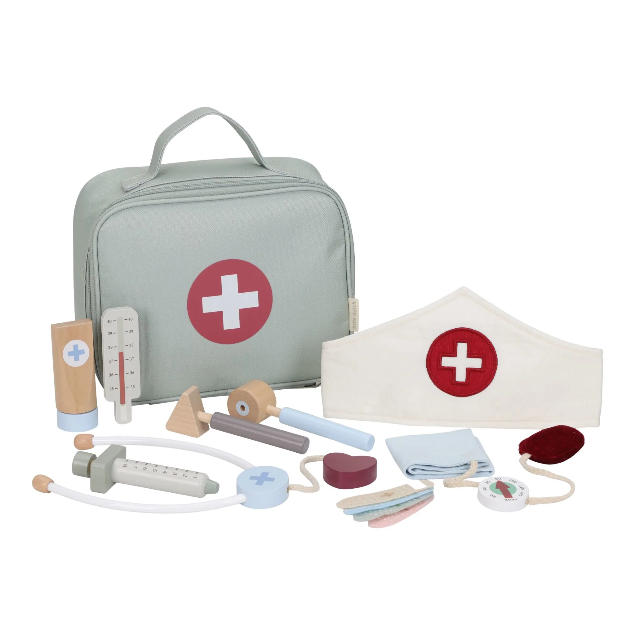 LITTLE DUTCH KIDS WOODEN MEDICAL SET