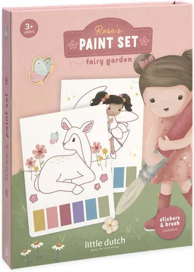 LITTLE DUTCH PINK DRAWING MARKERS SET 12PCS