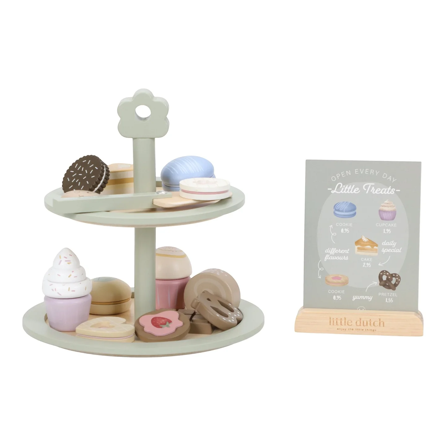 LITTLE DUTCH WOODEN CAKE STAND