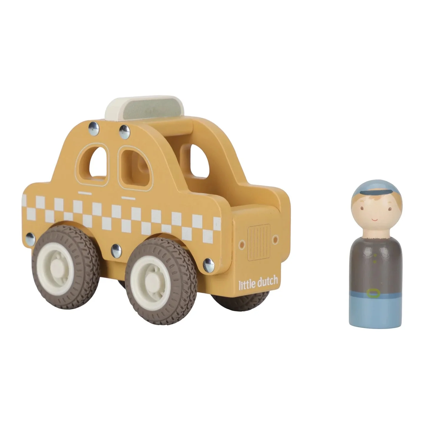LITTLE DUTCH WOODEN TAXI