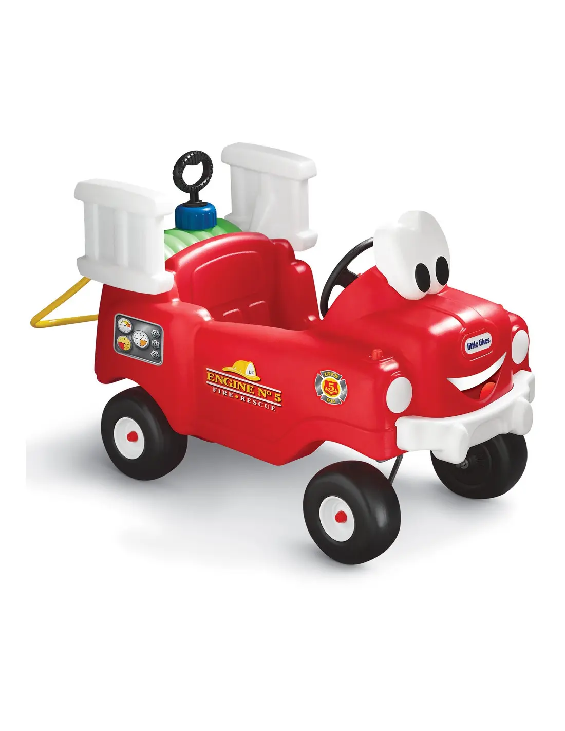 LITTLE TIKES RIDE-ON FIRE DEPARTMENT PUMP CAR