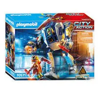 PLAYMOBIL CITY ACTIPON POLICE BOT VS DYNAMITE THIEF