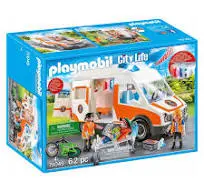 PLAYMOBIL CITY LIFE AMBULANCE WITH LIGHTS AND SOUND