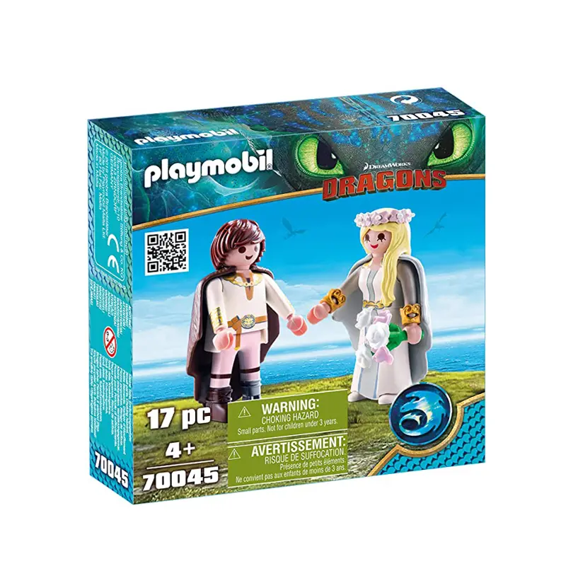 PLAYMOBIL DRAGONS ASTRID AND HICCUP 70045