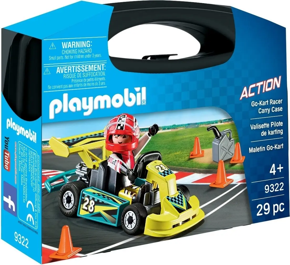 PLAYMOBIL GO-KART RACER CARRY CASE 9322
