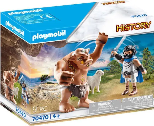 PLAYMOBIL HISTORY ULYSSES AND POLYPHEM 70470