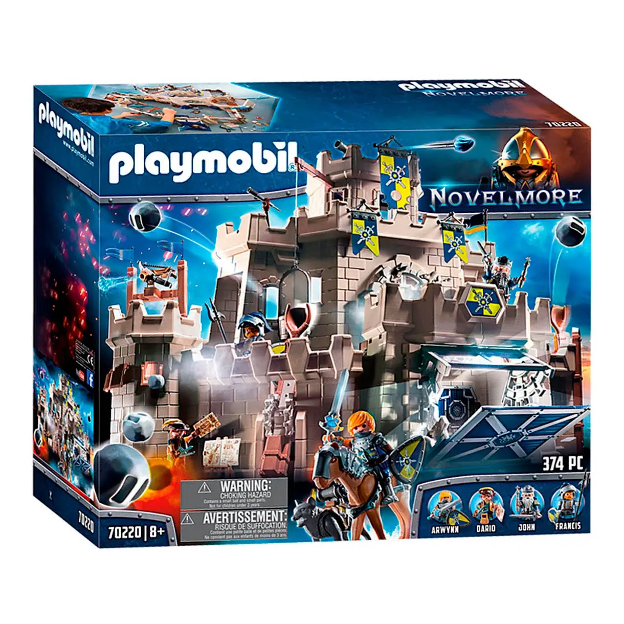 PLAYMOBIL NOVELMORE GRAND CASTLE OF NOVELMORE 70220