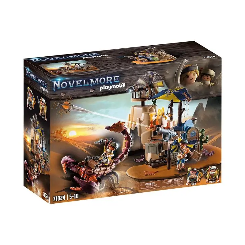PLAYMOBIL NOVEMORE SAL'AHARI SANDS - SECRET BASE WITH GIANT SCORPIO 71024