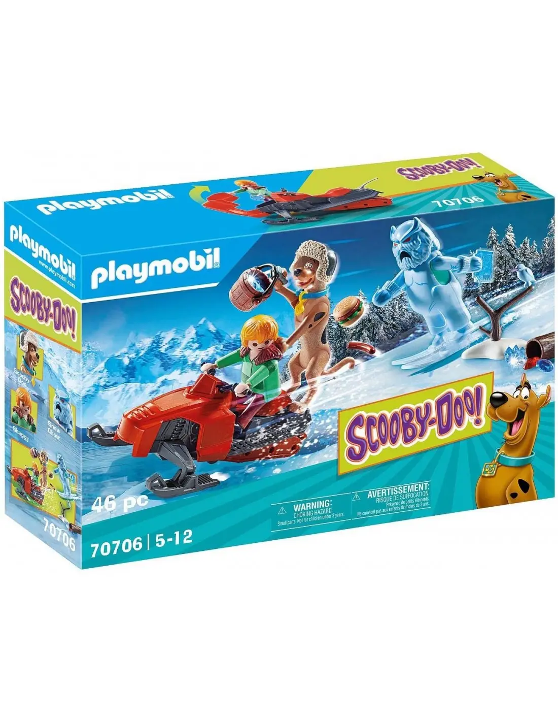 PLAYMOBIL SCOOBY DOO ADVENTURES WITH SNOW GHOST 70706